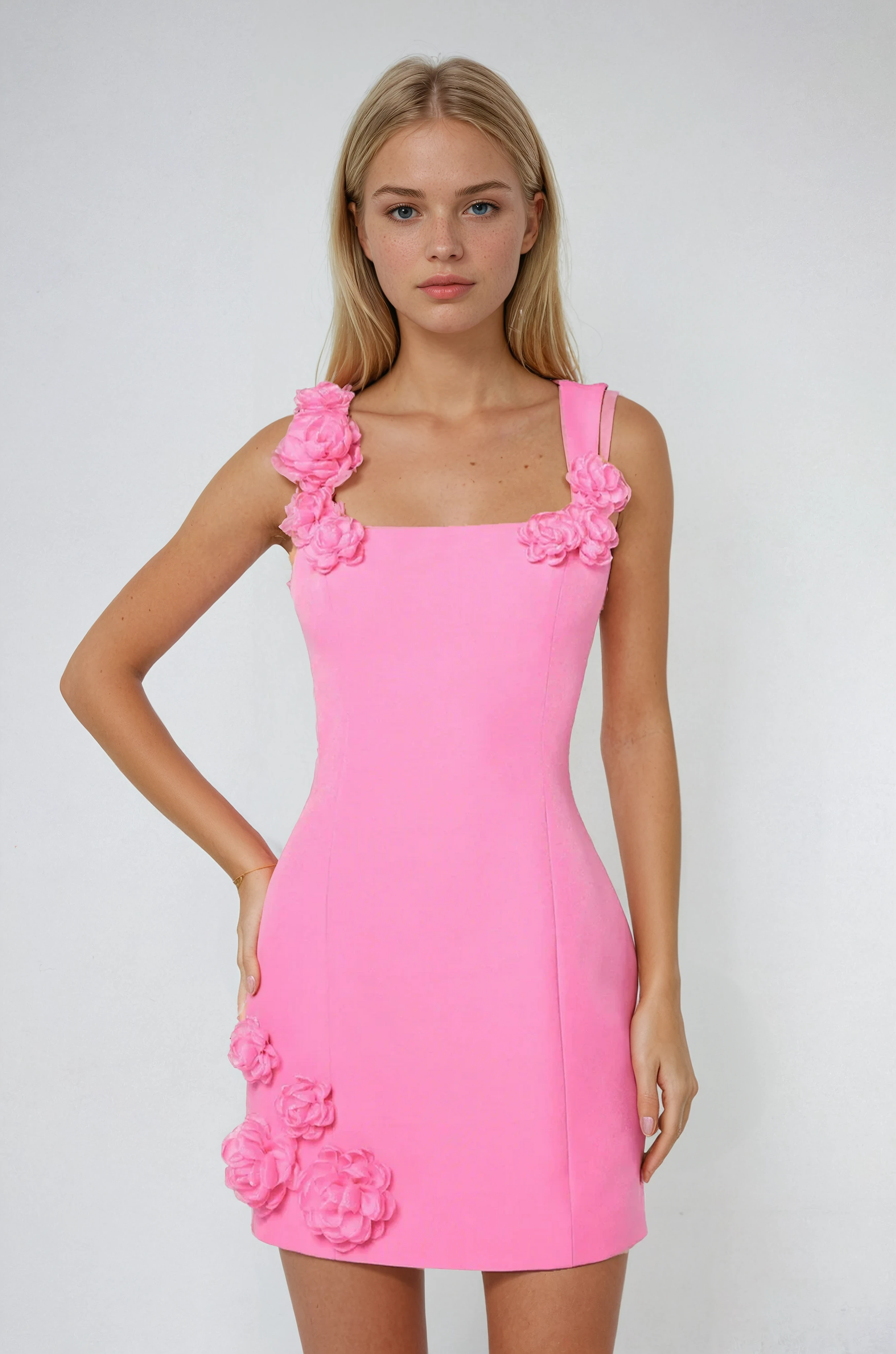 Camille | Robe Mini Cocktail d'Été Tendance Élégant