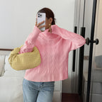 Pull Femme Col Montant