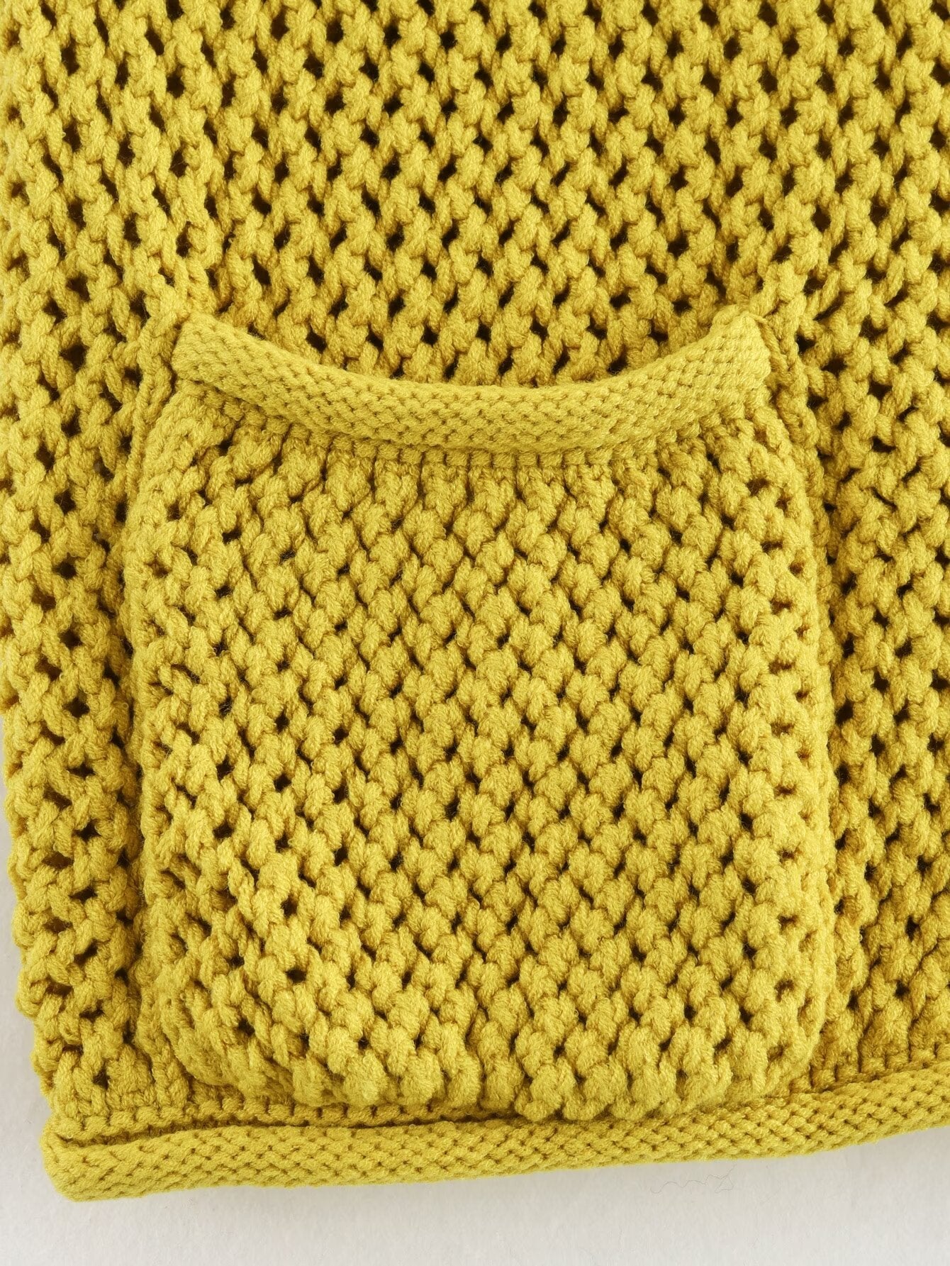 Gilet Court en Maille Chunky