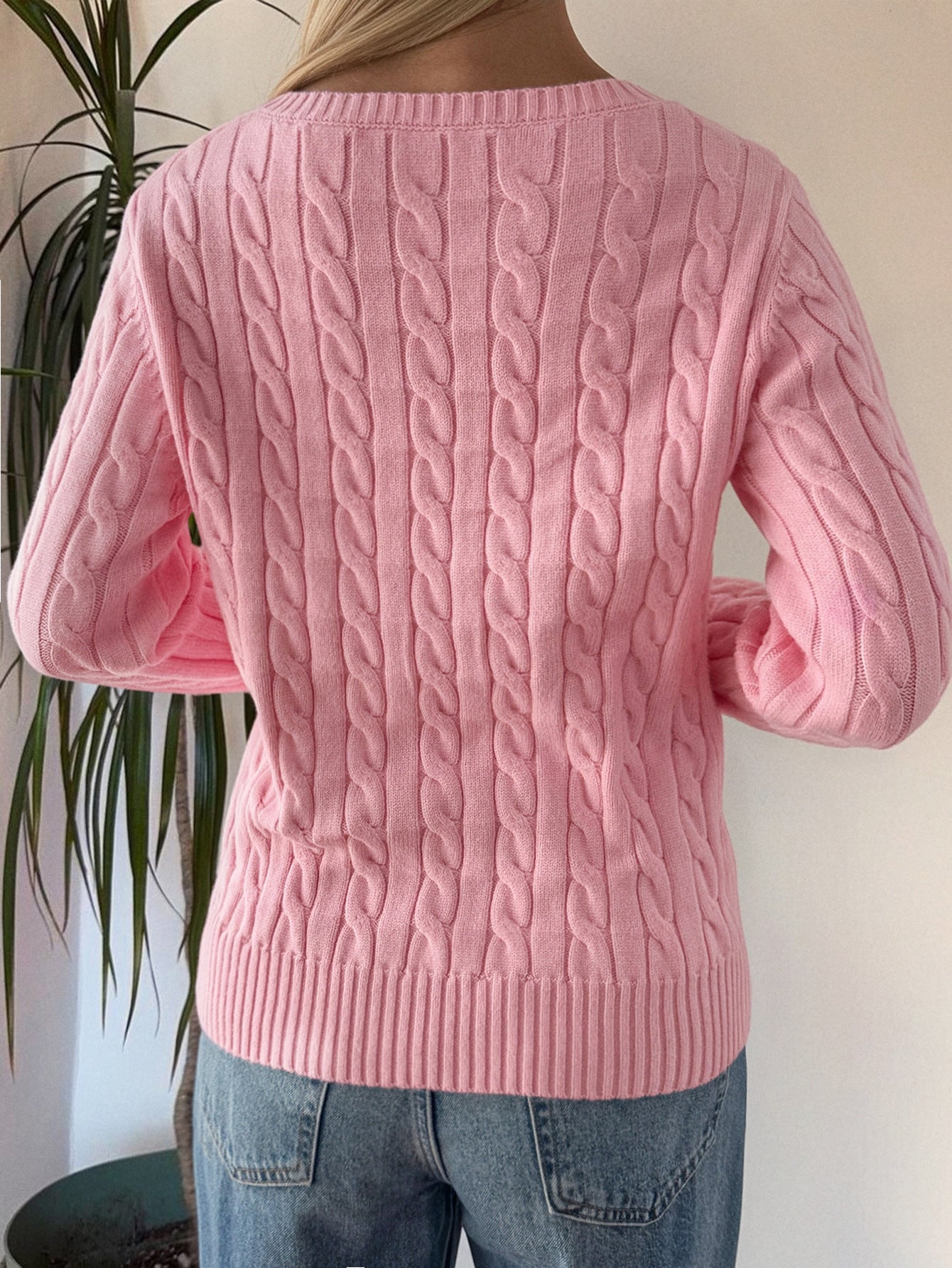 Pull Femme Col V en Laine Douce