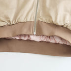 Veste Bomber Femme Courte à Manches Froncées