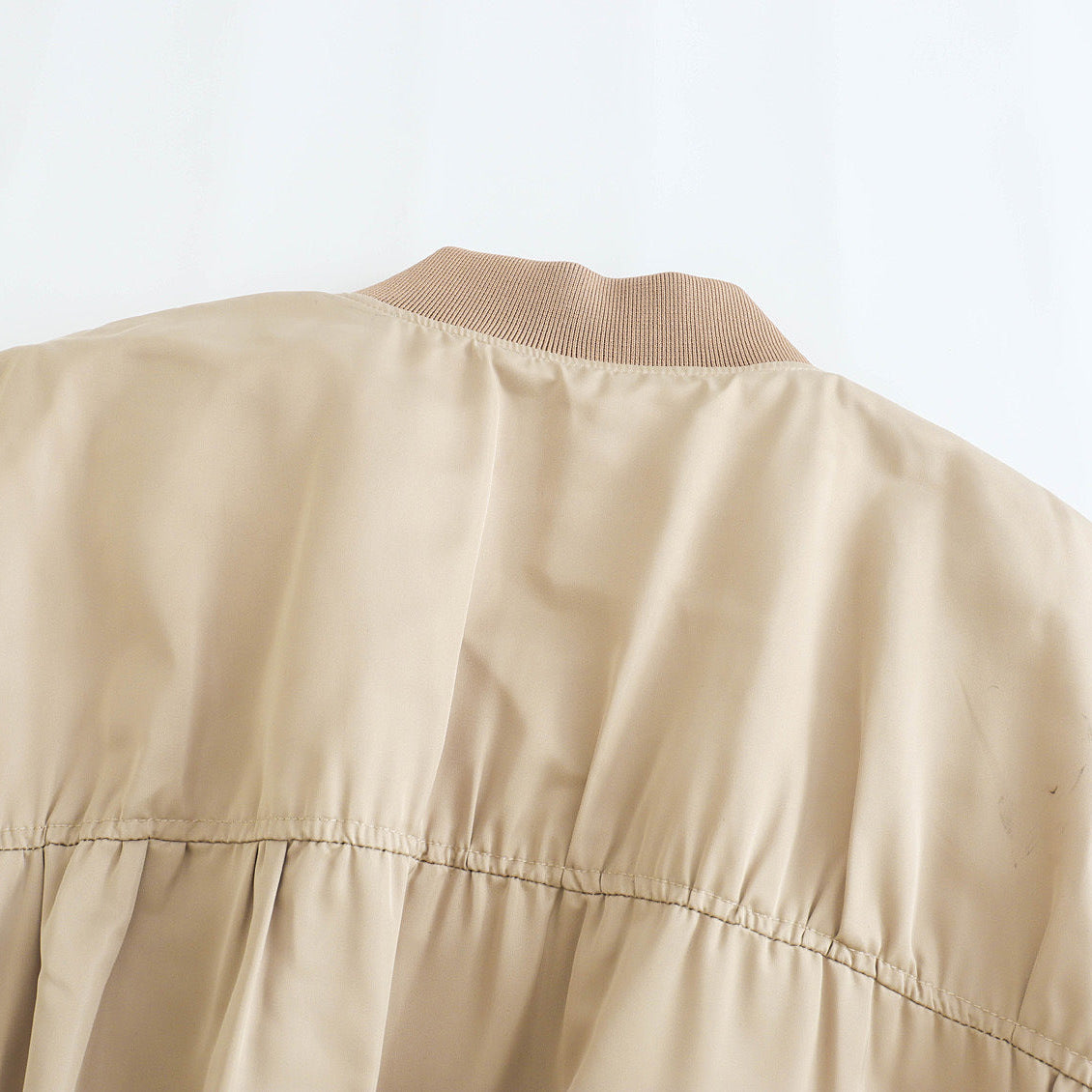 Veste Bomber Femme Courte à Manches Froncées