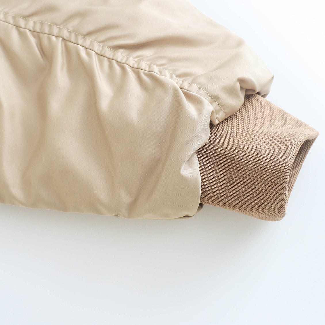 Veste Bomber Femme Courte à Manches Froncées