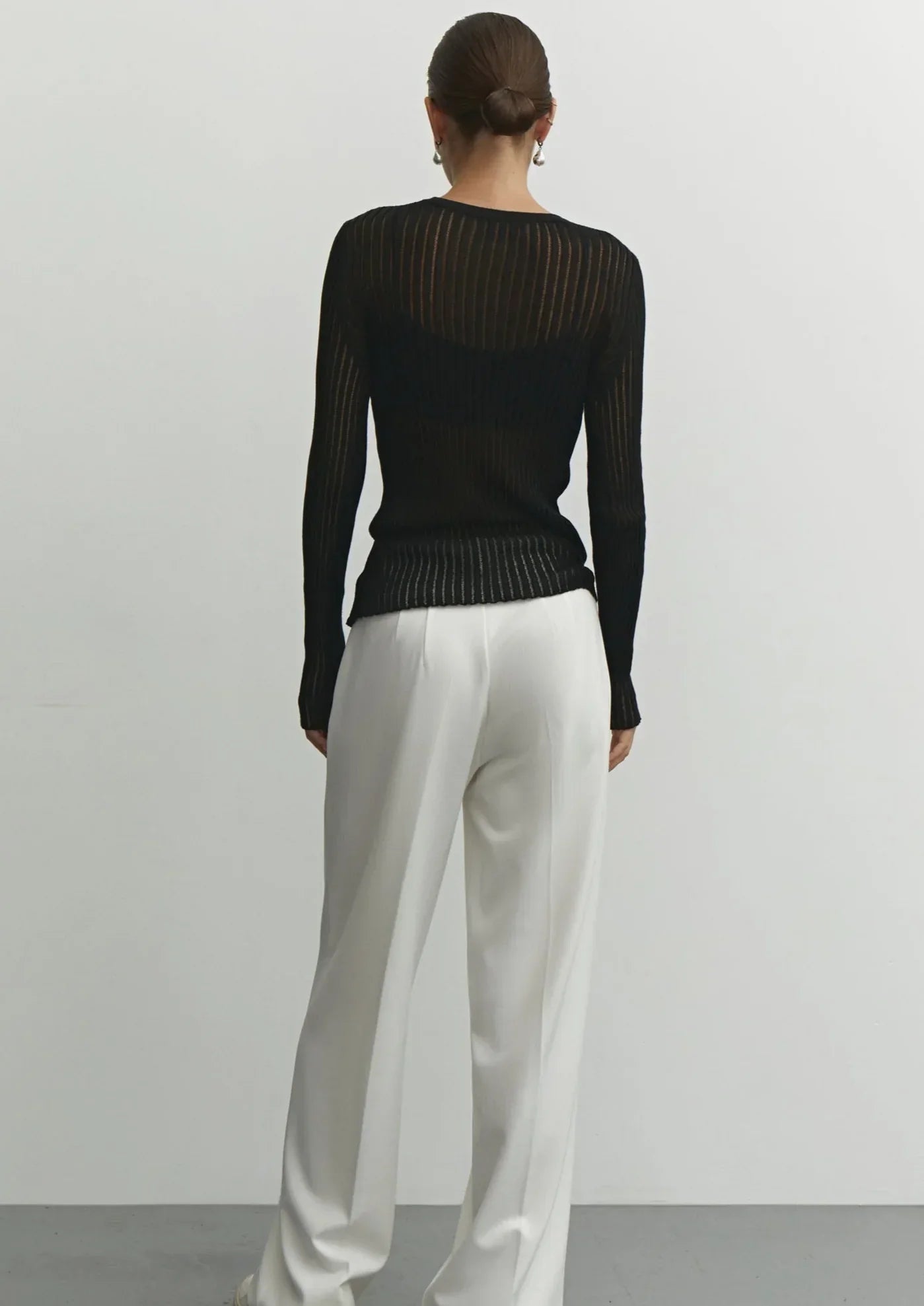 Erika | Haut en Laine Transparente Tendance Éclatant