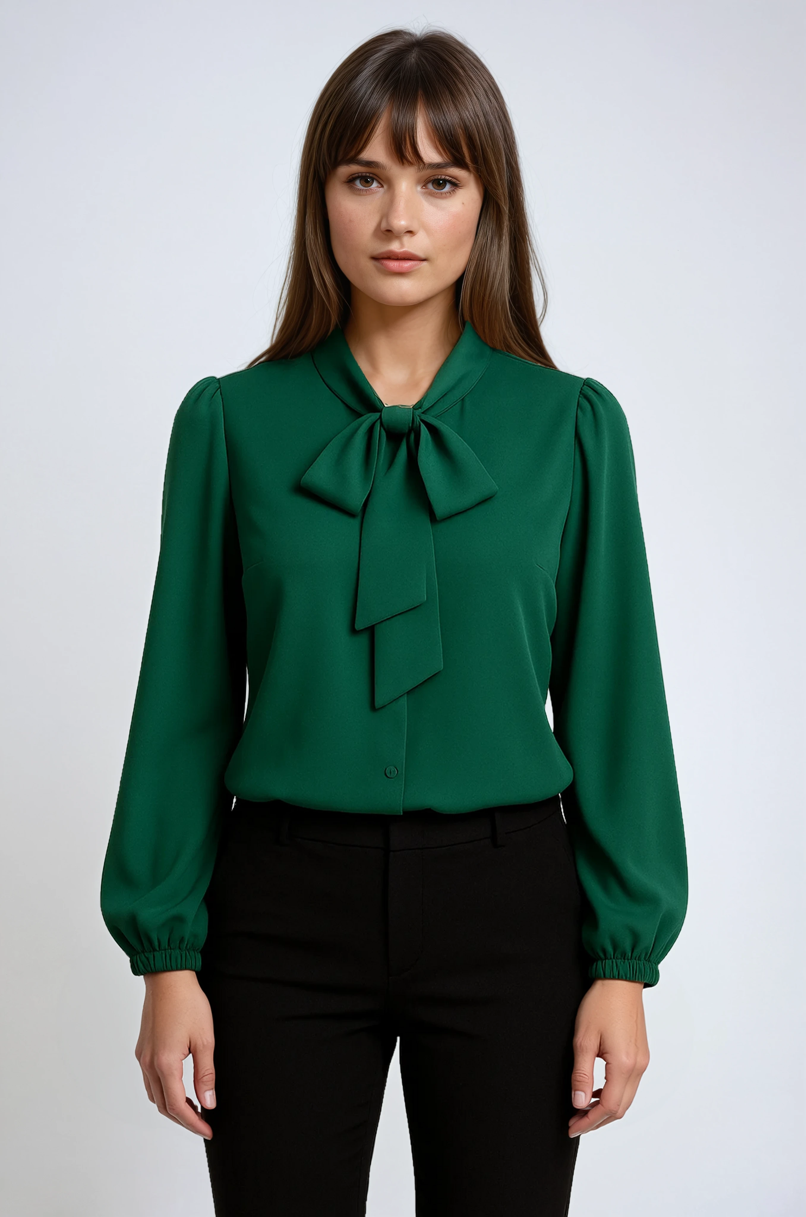Camille | Blouse Élégante à Manches Longues Tendance Chic