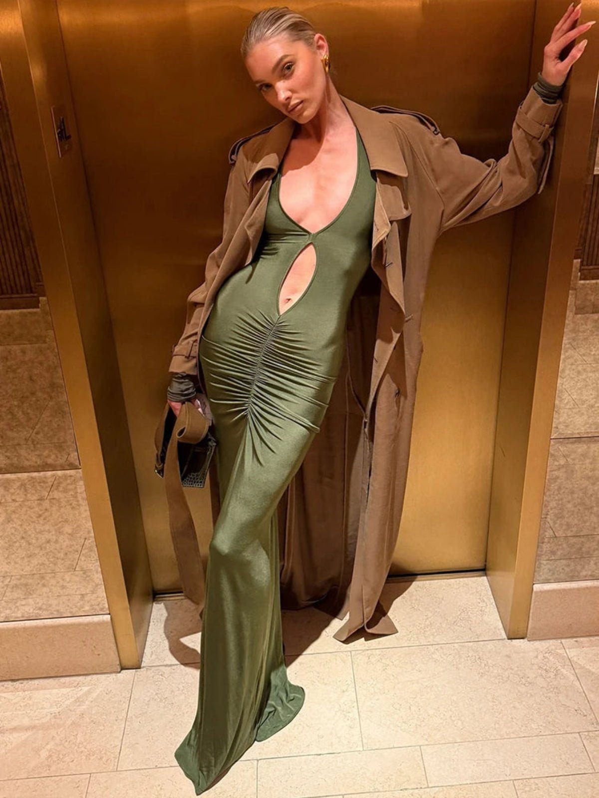Claire | Robe de Soirée Élégante Verte Tendance Chic