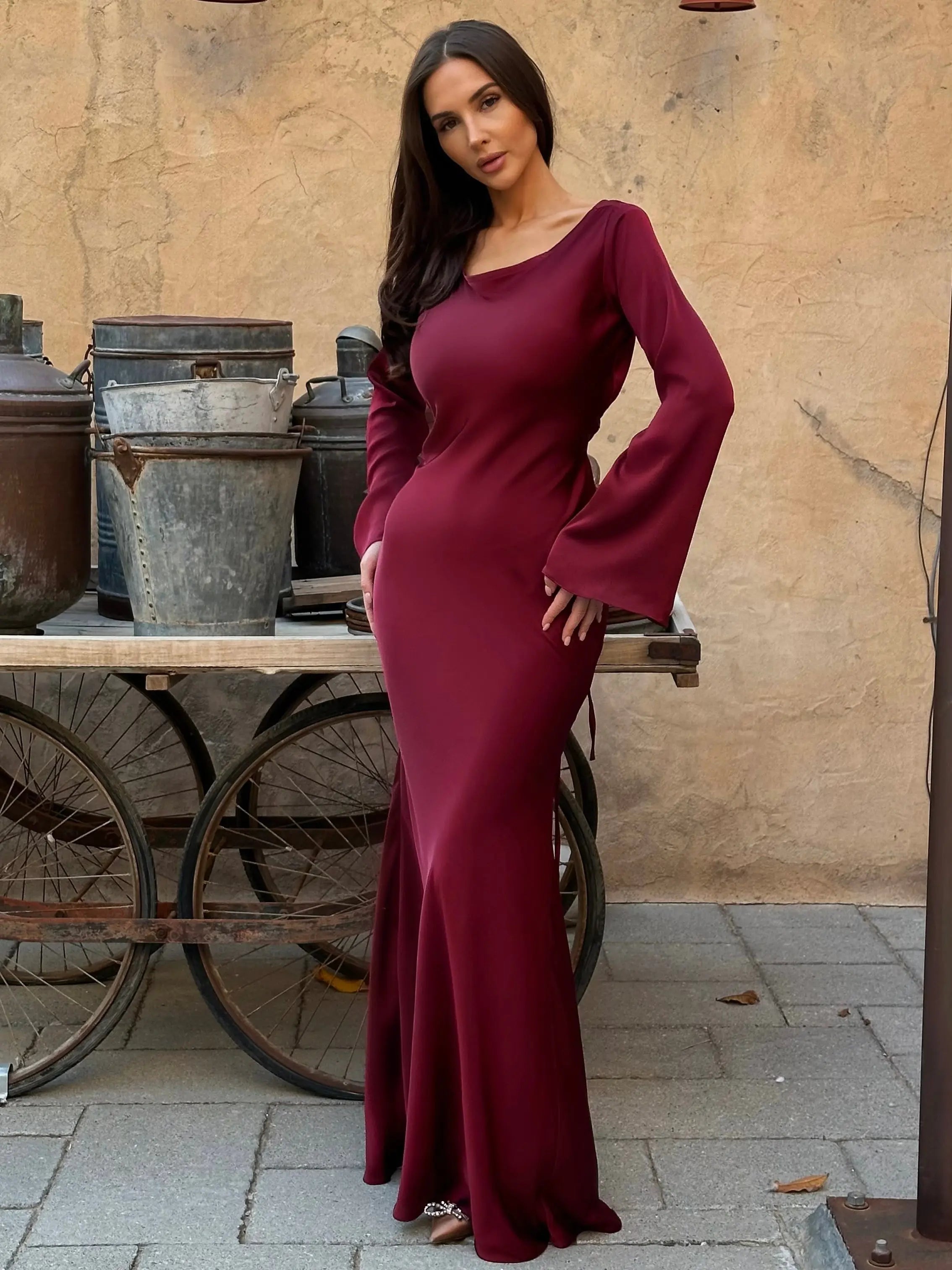 Camille | Robe Maxi Longue Élégante Tendance Élégant