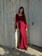 Camille | Robe Maxi Longue Élégante Tendance Élégant
