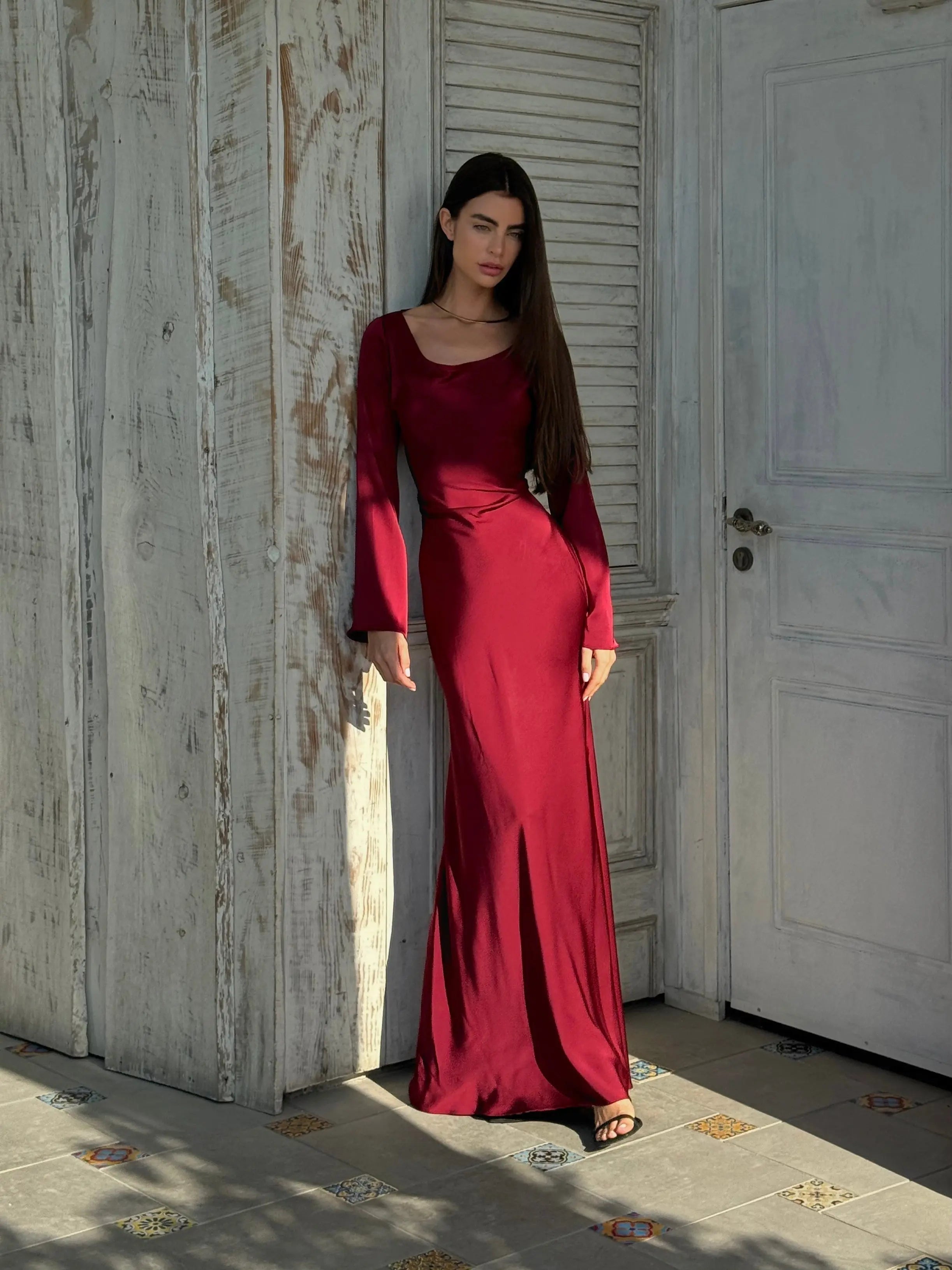 Camille | Robe Maxi Longue Élégante Tendance Élégant