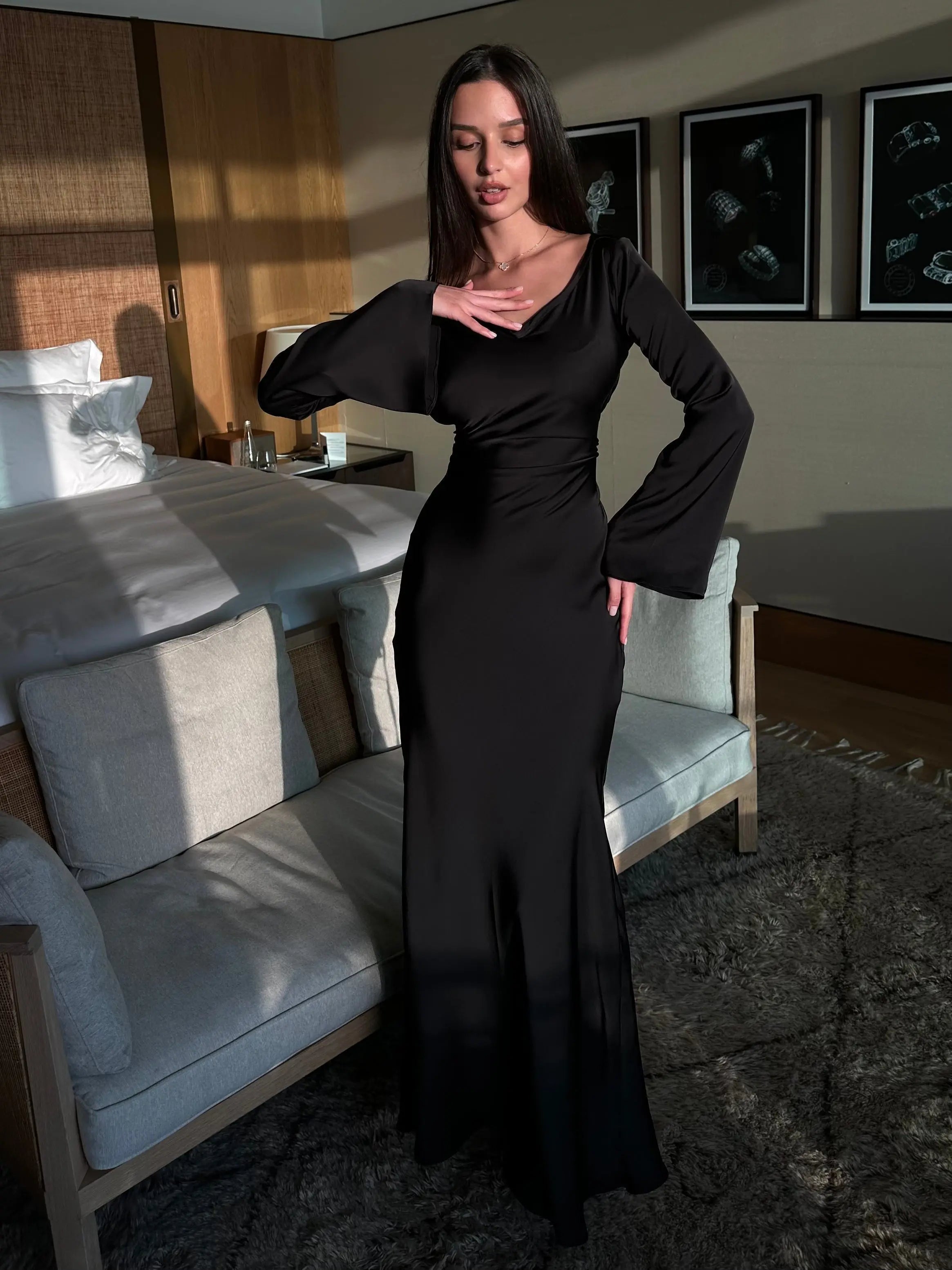 Camille | Robe Maxi Longue Élégante Tendance Élégant