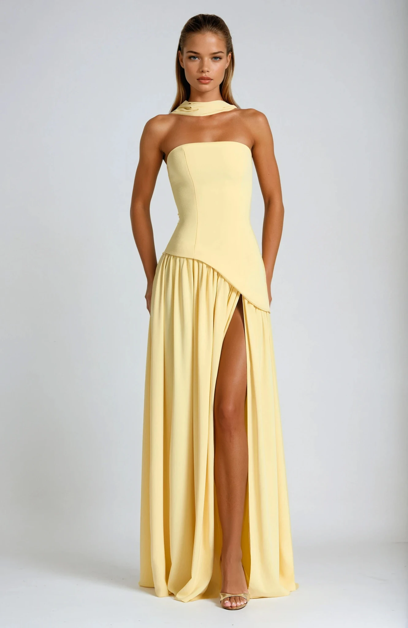 Tessa | Robe Maxi Sans Bretelles Tendance Été Élégante