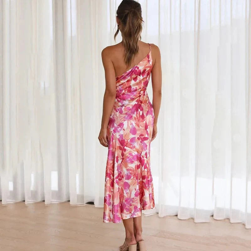 Camille | Robe de Cocktail Florale Tendance Élégante