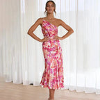 Camille | Robe de Cocktail Florale Tendance Élégante