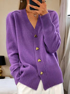 Elin - Cardigan automne chaud femme