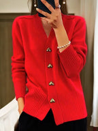 Elin - Cardigan automne chaud femme