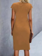 Robe Midi Femme Moulante Chic - Claire