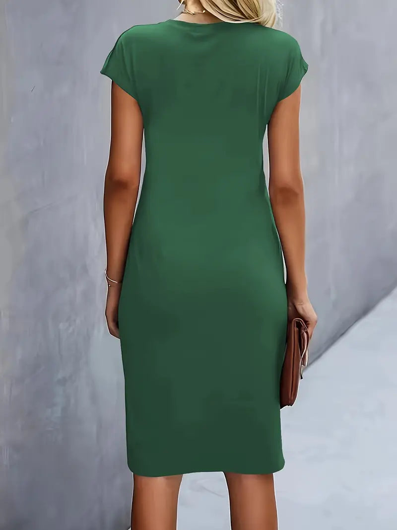 Robe Midi Femme Moulante Chic - Claire