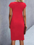 Robe Midi Femme Moulante Chic - Claire