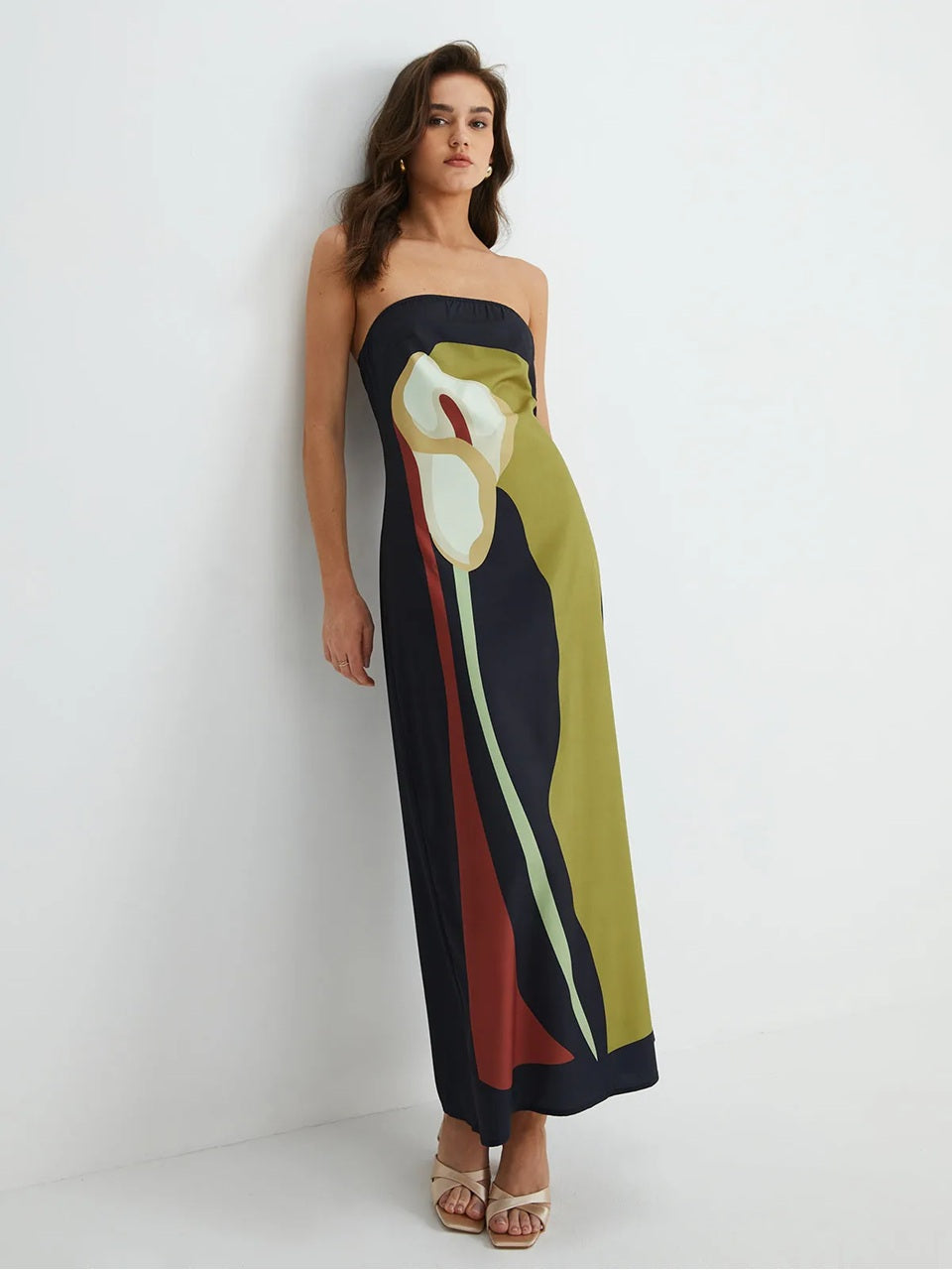 Calla | Robe Maxi d'Été Imprimée Tendance Élégante