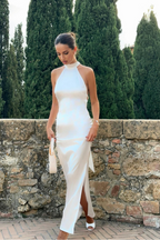 Priscilla | Robe Maxi Invité Mariage Tendance Élégant