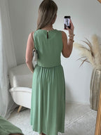 Ensemble haut + jupe vert - Lola