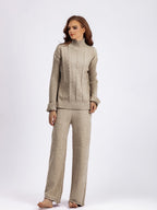 Ensemble Pull & Pantalon Large en Maille