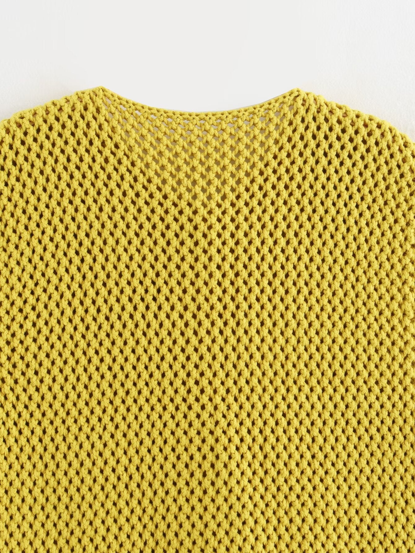 Gilet Court en Maille Chunky