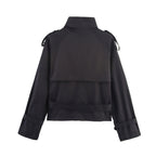 Veste Trench Courte Polyvalente Ceinturée