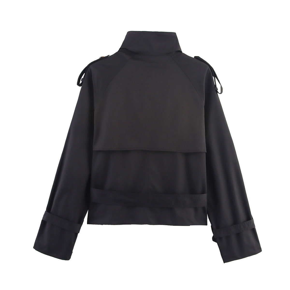 Veste Trench Courte Polyvalente Ceinturée