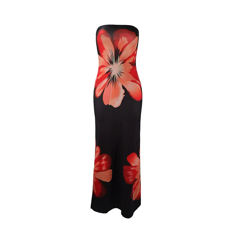 Claire | Robe Maxi Fleurie Tendance Élégante