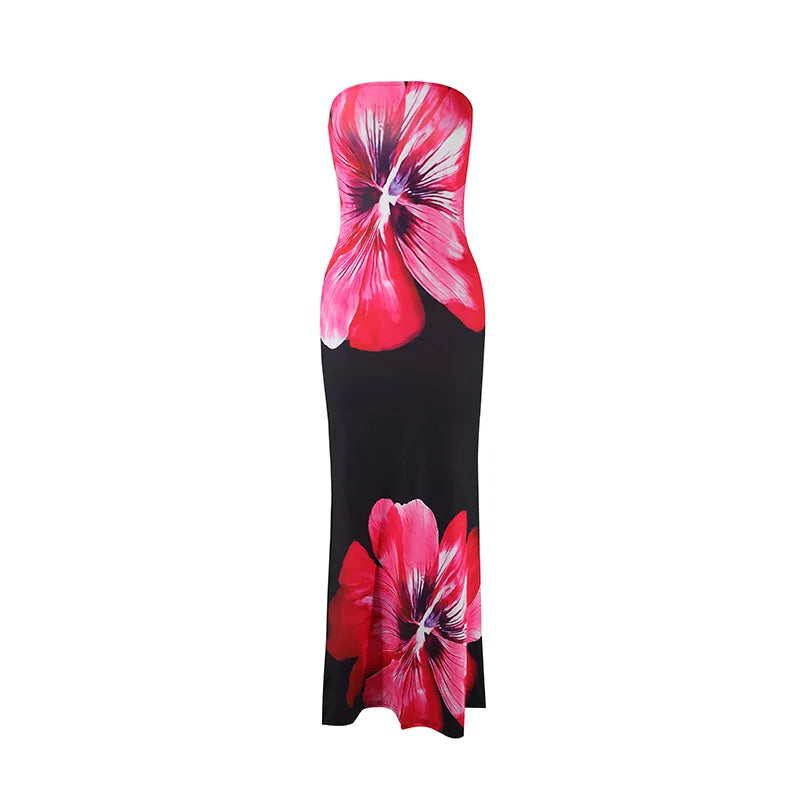 Claire | Robe Maxi Fleurie Tendance Élégante