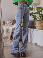 Jean Évasé Tendance avec Patch Étoile