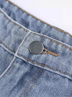 Jean Évasé Tendance avec Patch Étoile