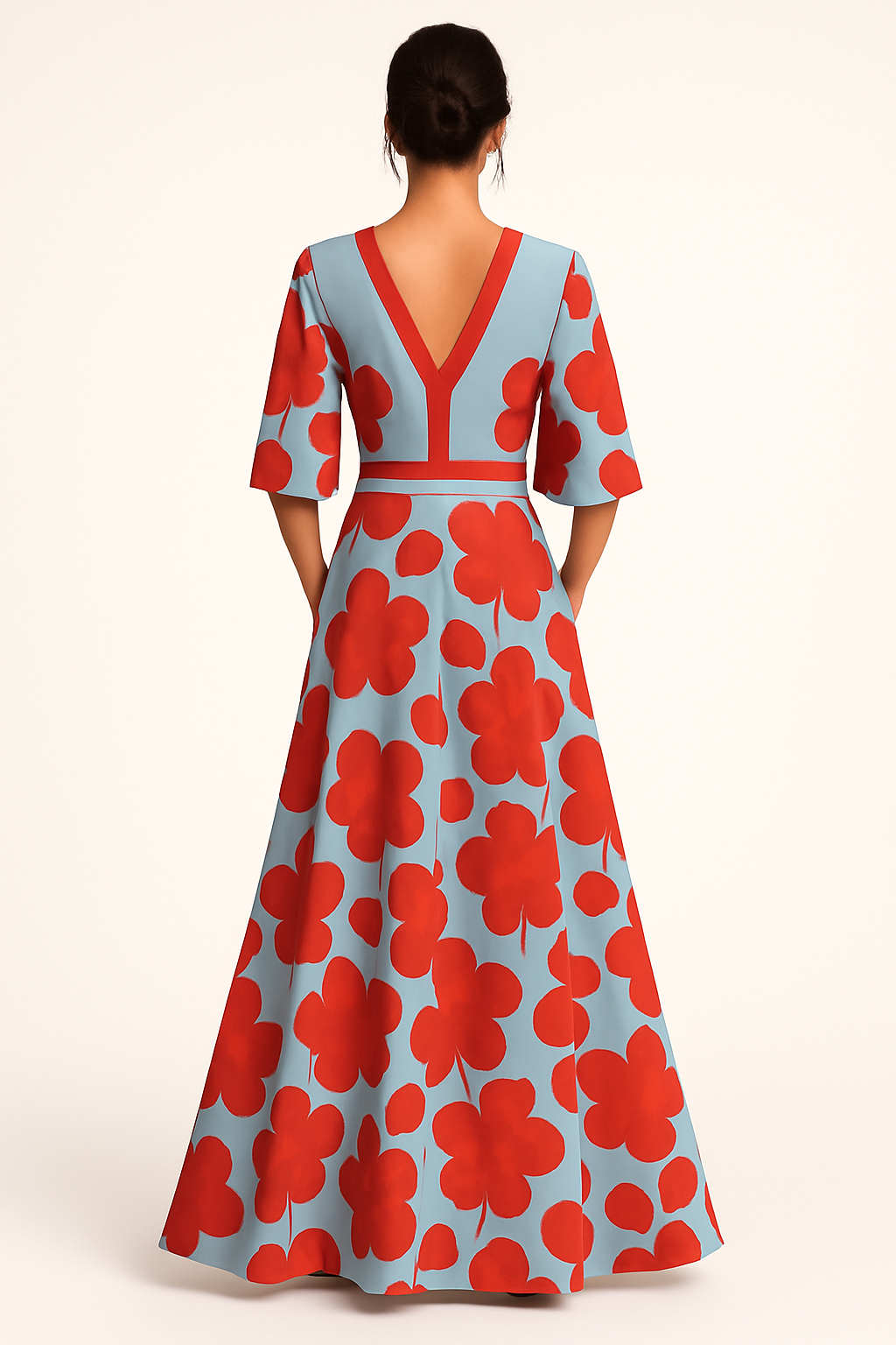 Claire | Robe Maxi d'Été Florale Tendance Élégante