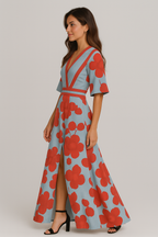 Claire | Robe Maxi d'Été Florale Tendance Élégante