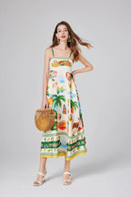 Emma | Robe Maxi d'Été Florale Boho Élégant