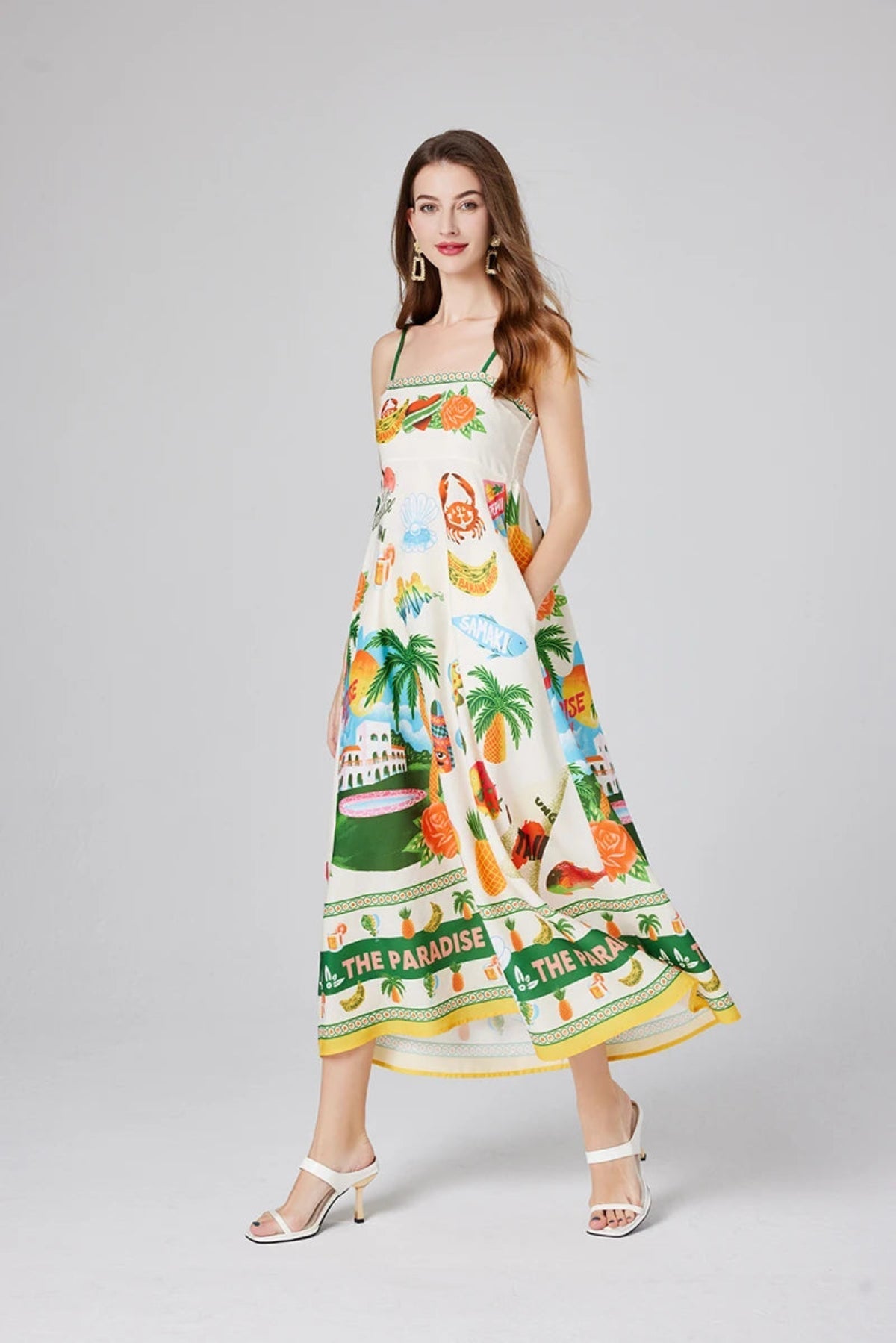 Emma | Robe Maxi d'Été Florale Boho Élégant