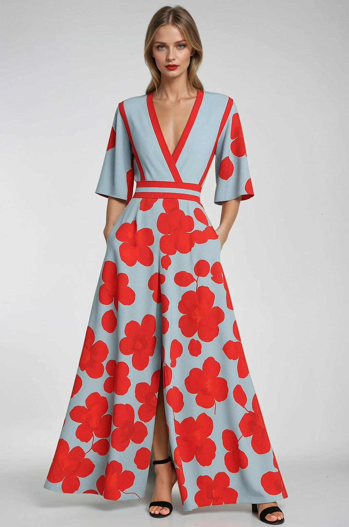 Claire | Robe Maxi d'Été Florale Tendance Élégante
