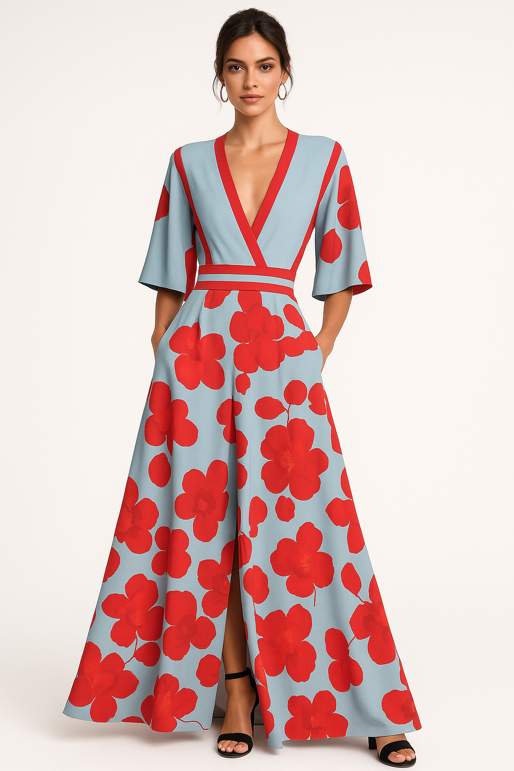 Claire | Robe Maxi d'Été Florale Tendance Élégante