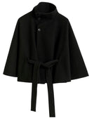 Sofia – Manteau laine femme à col élégant