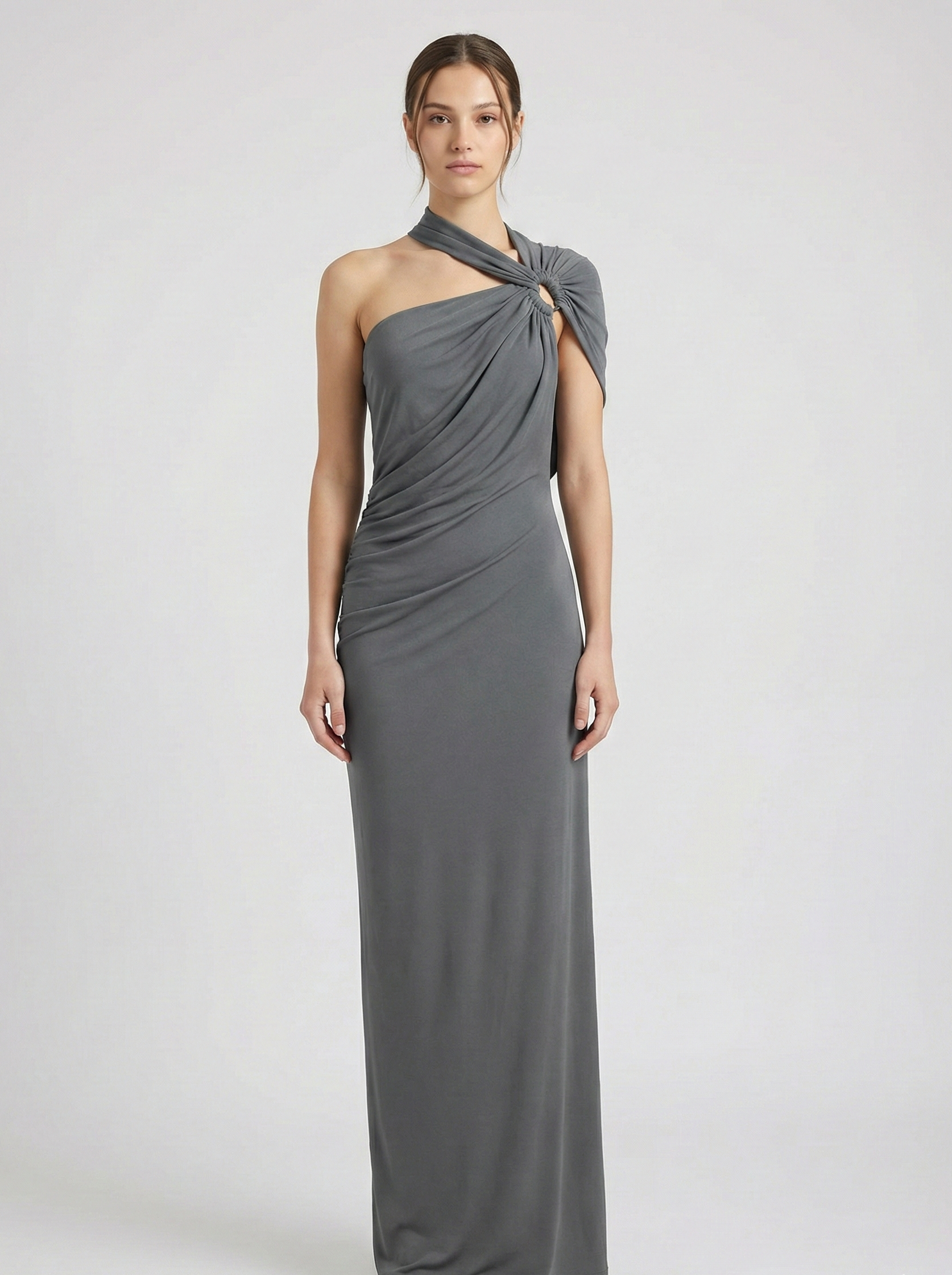 Chloé | Robe Maxi Drapée Unique Tendance Élégant