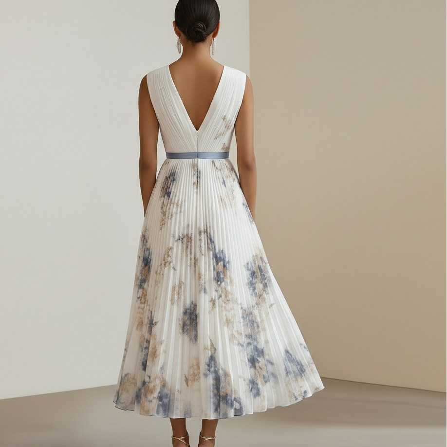 Clara | Robe de Cérémonie Florale Tendance Élégante