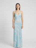 Emma | Robe Maxi Fendue Tendance Printanière Élégante