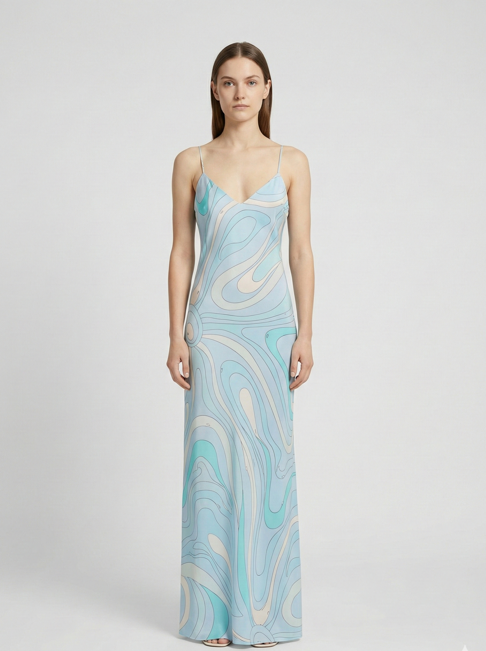 Emma | Robe Maxi Fendue Tendance Printanière Élégante