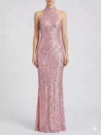 Emma | Robe Maxi Sequins Chic Élégante