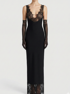 Camille | Robe Maxi en Dentelle Tendance Élégante