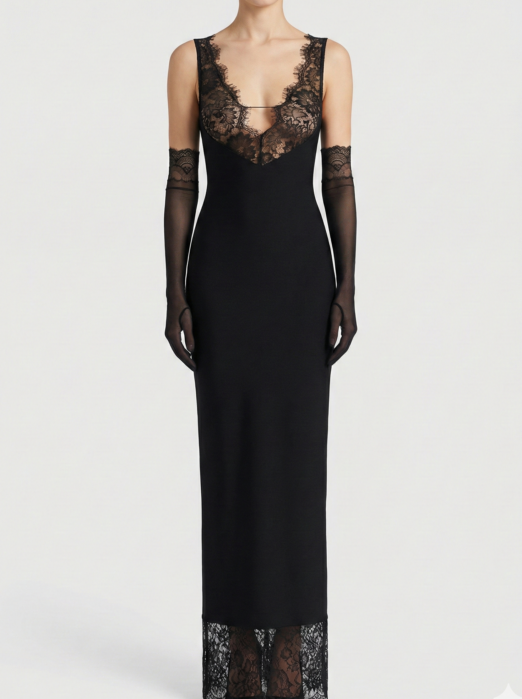 Camille | Robe Maxi en Dentelle Tendance Élégante