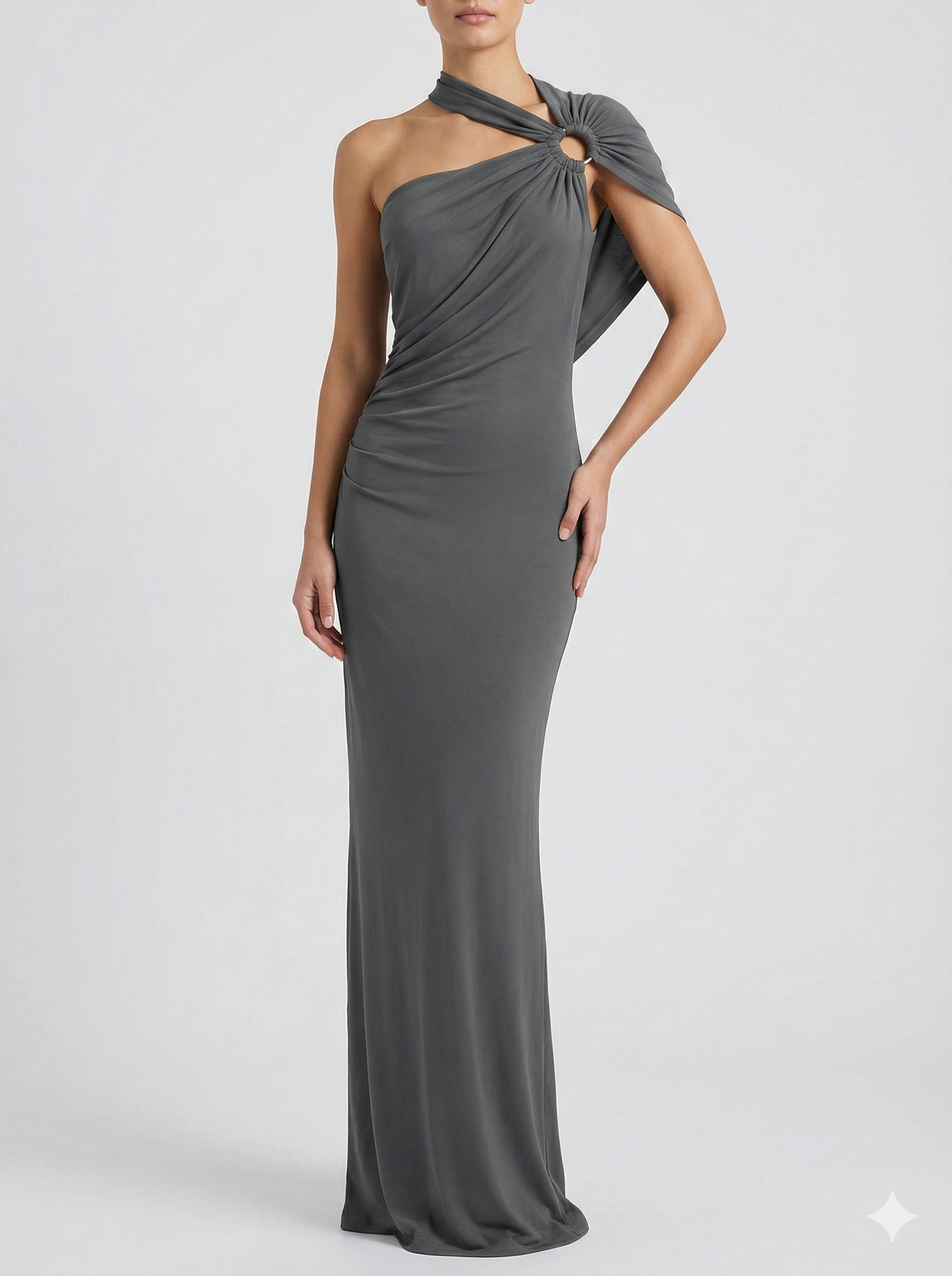 Chloé | Robe Maxi Drapée Unique Tendance Élégant