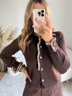 Gilet marron - Arlo