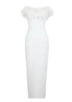 Claire | Robe Maxi de Mariée Blanche Tendance Élégante